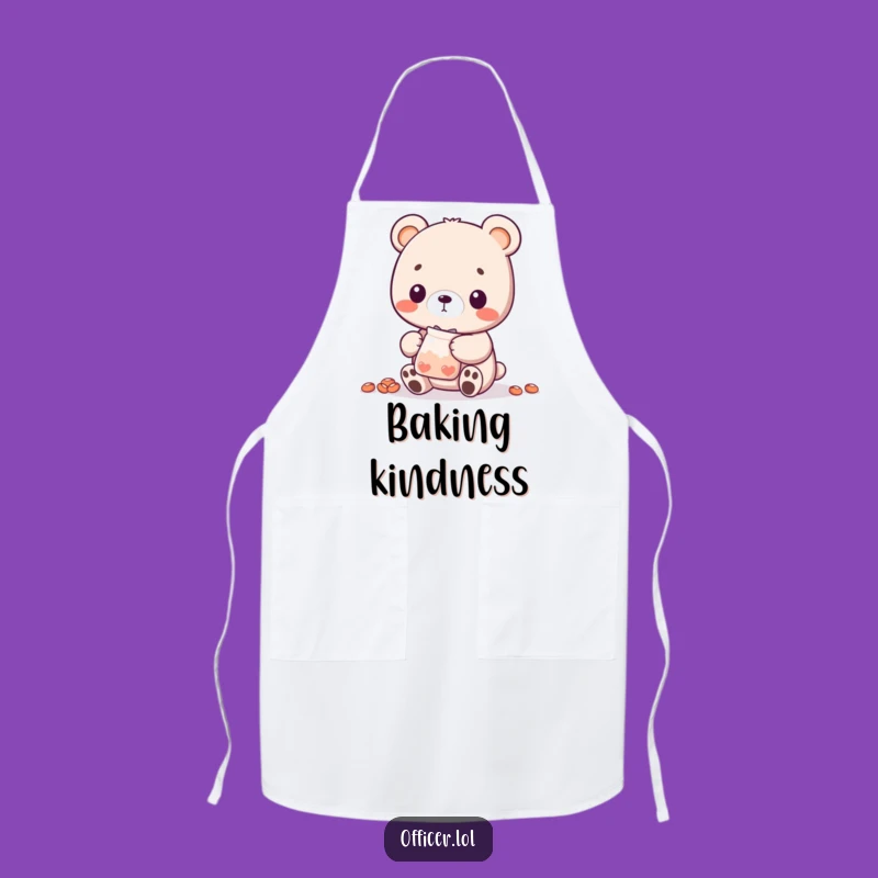 Funny Bear Cub Treat Apron: Bake and Share with Sweet Cub Charm