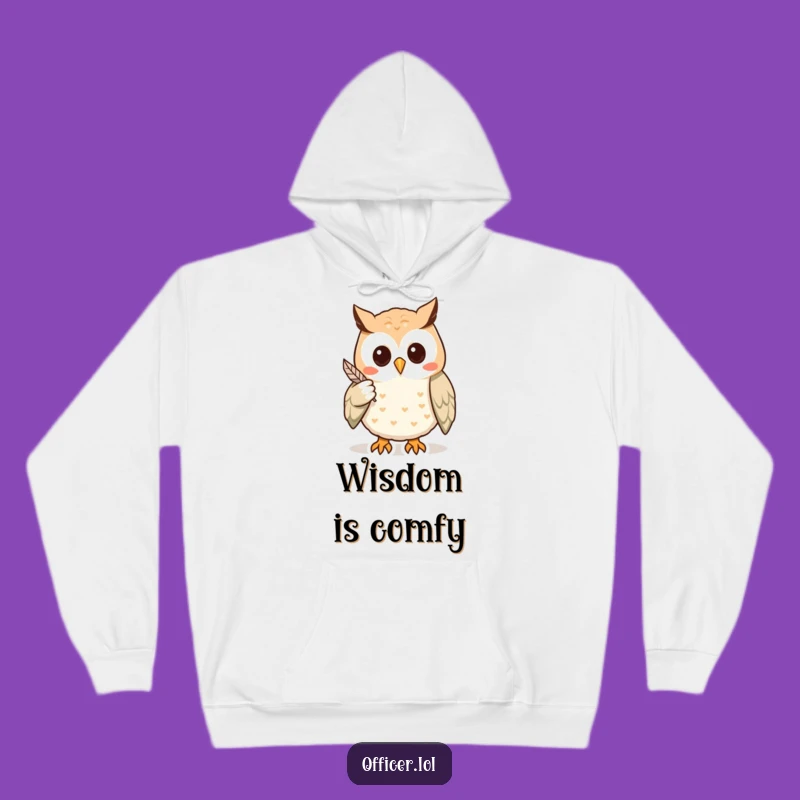 Funny Owl Deduction Hoodie: Cozy and Hilarious Gift for the Insightful