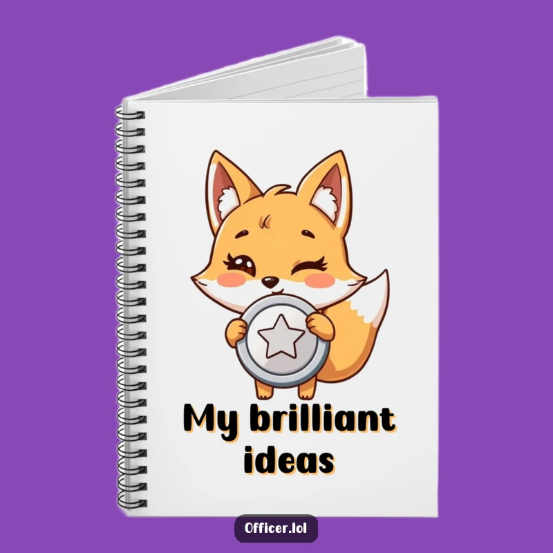 Funny Fox Case File Notebook: Document Your Discoveries with This Hilarious Detective Design
