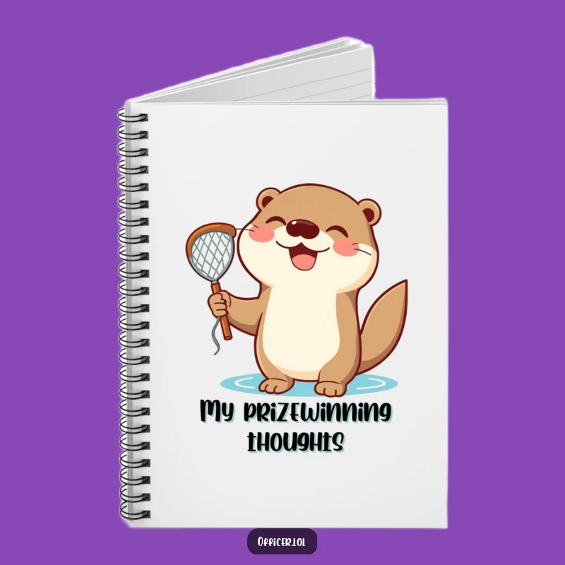 Funny Otter Catch Notebook: Jot Down Triumphs with Joyful Otter Style