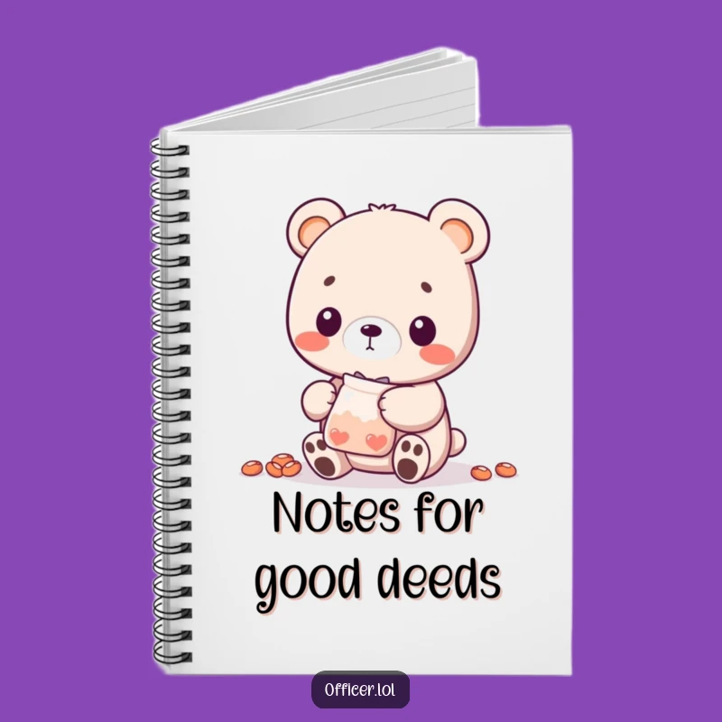 Funny Bear Cub Treat Notebook: Jot Down Sweet Ideas with This Cub